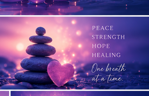 Peace, strength, hope, healing — one breath at a time