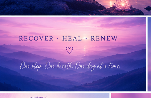 Recover, heal, renew — one step, one breath, one day at a time